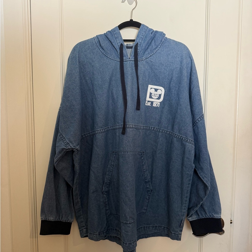 WDW Sprit Jersey Blue Denim Hoodie